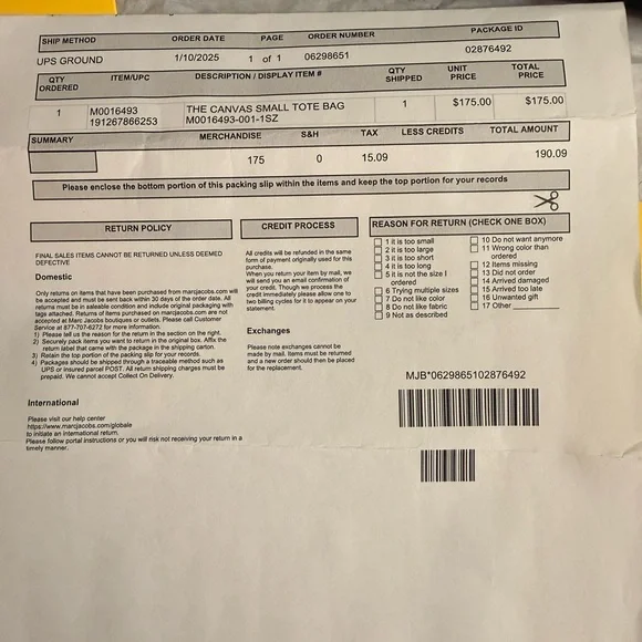 Marc Jacobs Black Tote Bag - Picture 6 of 6